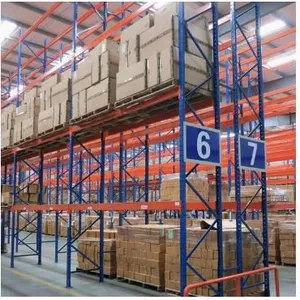 Metal Warehouse Rack Storage Shelf Shelving Pallet Metal Shelf Heavy Duty 100kg per Layer thumbnail-2