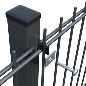 Powder Coated Double Wire Mesh Fence for Long-Term Outdoor Durability thumbnail-1