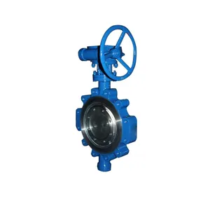 High Quality Turbine Driven Lug Butterfly Valve Hard Sealed Butterfly Valve thumbnail-3