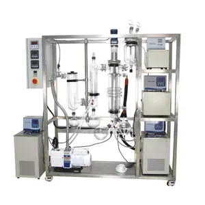 Short Path Wiped Film Systems Plant New Material Distill Oil Fractional Molecular Distillation Vacuum Distillation thumbnail-3