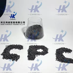 CPC Calcined Petroleum Coke Elektrodenpaste-Füllstoff, geschlossener Erzschmelzofen, stabile Sinterung, Kohlenstoffaggregat thumbnail-1