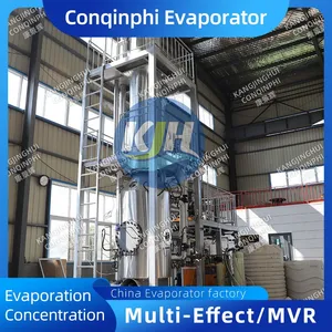 ≥0.5t/h Vacuum MVR Evaporation Crystallization Unit for Chemical Plant Effluent Treatment thumbnail-3