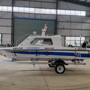 Yate Yat600 Aluminum Alloy Electric Half-cabin High Speed Speed Boat thumbnail-1