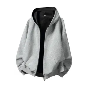 Men’s Full-Zip Color Contrast Hooded Jacket thumbnail-1