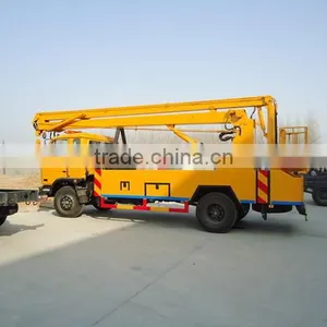 Factory Supply Dongfeng Hydraulic Lift Platform Truck 145 Truck Mounted Platform in Peru thumbnail-2