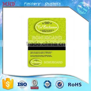 MDC110 Customized Plastic Card With Magnetic Stripe thumbnail-1