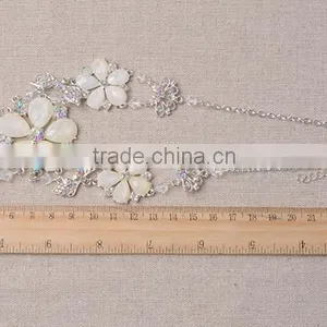 2016 China Wholesale Fashion Tassel Beads Flower Necklace Set thumbnail-5