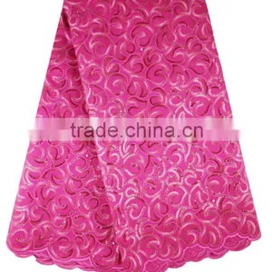 Cheap Custom 2014 African Organza Lace Fabric MOG0194 thumbnail-4