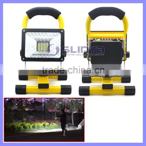 24 LED AC 90-240V White/Red/Blue Outdoor Rechargeable 30W Flood Light thumbnail-1