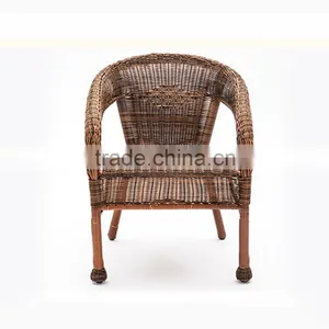 Outdoor Leisure Balcony Metal Coffee Table Rattan Dining Chair Rattan Cane Furniture thumbnail-4