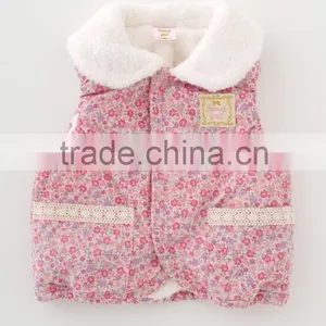Japanese Wholesale Products High Quality Cute Cheap Baby Winter Clothes Vest for Girl thumbnail-3
