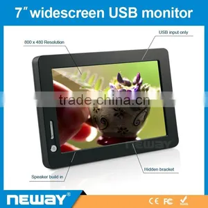 Portable 7 Inch USB Powered Touchscreen Monitor thumbnail-1