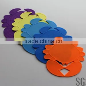 Silicone Crab Placemat Chinese Factory Wholesale Portable High Quality Crab Little Cute Table Mats thumbnail-5