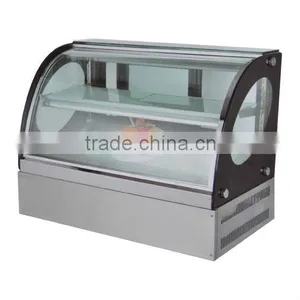 PK-JG-CT900 Elegant Shape,Safe and Easy to Operate Cooling Scries for Supermarket Counter Top Cake Display Showcase thumbnail-1