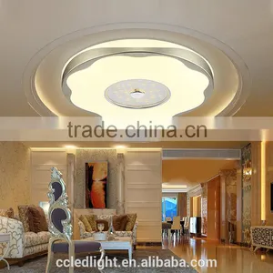 2016 New Design Round Flat Ceiling Led Light Aluminum Frame Acrylic Cover thumbnail-3