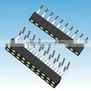 2.00 mm Pitch Single Double Right Angle Round Pin Header thumbnail-1