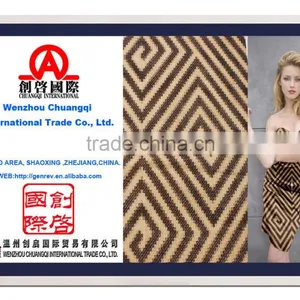 Digital Printing Check Fabric Cotton Canvas Dress Fabric for Lady Dresses thumbnail-1