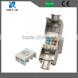Cat.6 Stp Rj45 Tool Less Keystone Jack thumbnail-3