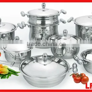 MSF 15pcs Belly Stainless Steel Sauce Pot With Special Handle and Knob thumbnail-1