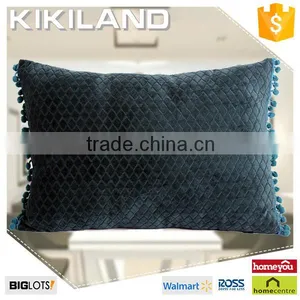 New Design Solid Color Throw Pillow Covers With Little Ball thumbnail-3