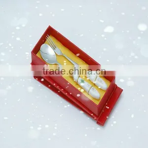 2014New Style Stainless Steel Dinnerware Sets,Tableware Sets, Ceramic Fork and Spoon Set thumbnail-1