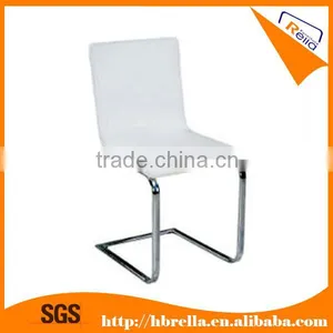 Arch Leather Chrome Dining Chair thumbnail-1