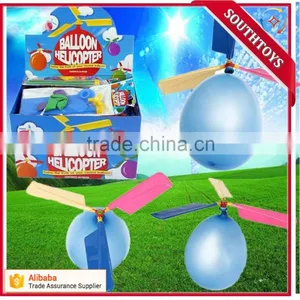 Kids Toys Whirly Wing Balloon Helicopter Party Favor Toy Balloon Powered Helicopter Toy thumbnail-1