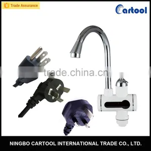 Kitchen LED Red Digital Display Fast Heating Electric Faucet Water Heater Taps thumbnail-1