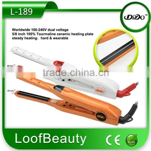 5/8 Inch Ceramic Hair Flat Iron Perfect Dry and Wet Effect thumbnail-1