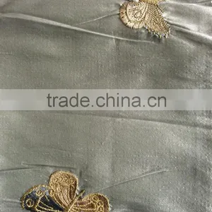 Embroidery Fabric 100%silk thumbnail-1