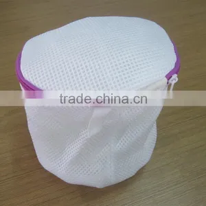 Ready Stock Polyester Mesh Fabric Laundry Bag for Wholesale thumbnail-1