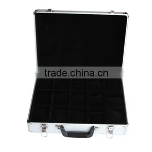 15 Watches Aluminum Briefcase Traveling Storage Case Fits Watches up to 75mm thumbnail-2