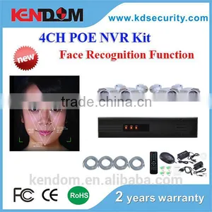 Kendom Latest 4CH NVR Kit With POE Power IP CCTV System Face Recognition thumbnail-1