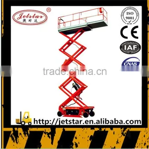 10 m Height Light Weight High Hydraulic Arm Mobile Lift Platform thumbnail-1