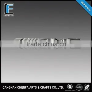 Custom New Style Plastic Chrome Amg Emblem 3d Car Brand Logo thumbnail-1