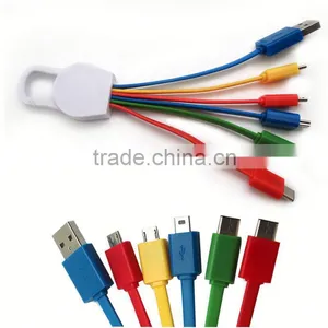 Noodle Flat Usb Data Charger Cable for Mobile Phone thumbnail-4