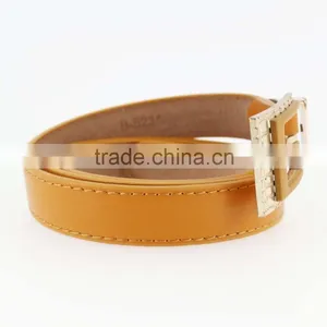 NEW Design PU Leather Dresses for Women Belt With Gold Buckle in Yiwu thumbnail-3