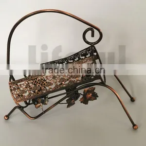 Vintage Bottle Server Display Rack Organizer Stand thumbnail-1