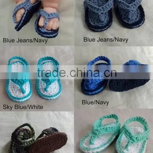 Baby Sandals Crochet Baby Boy Girl Sandals,Baby Shoes,Crochet Baby Flip Flops,Infant Sandals,Crochet Flip Flops thumbnail-3