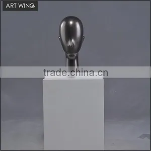 Black Male Egg Head Mannequins Hat Display for Sale thumbnail-1