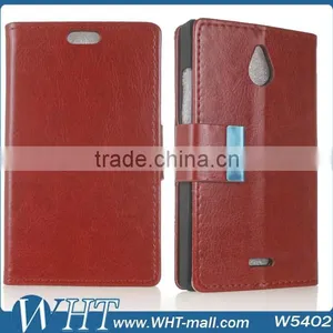 Luxury Pouch Leather Case For Nokia X2 Case Cover For Nokia X2 Factory Wholesale thumbnail-1