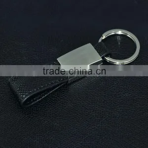 Promotion High Quality Leather Keychain/keyring thumbnail-1