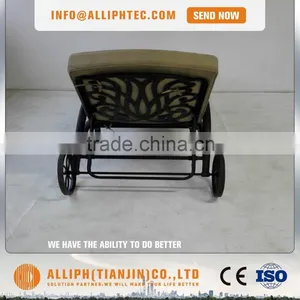 Outdoor Garden Beach Pool Aluminum Chaise Lounge thumbnail-5