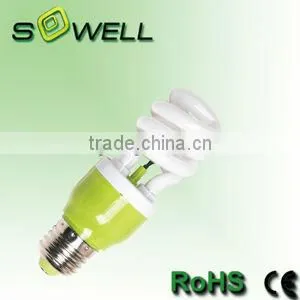 120V/230V T3 11W 530LM E27 2700K-6400K 8000Hours Half-spiral Energy Saving Lamp thumbnail-1