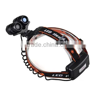 6000 Lumen Head Light Torch 2X XM-L T6 LED Rechargeable Headlamp thumbnail-3
