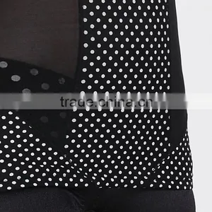 Long Sleeve Thermal Polka Dot Ladies Fancy Tops Roupas Femininas Pretty Women Clothing thumbnail-6