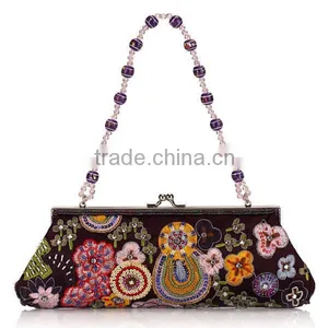 Customized National Embroidery Clucth Bags / Purses thumbnail-5