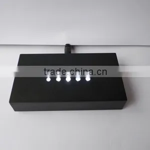 Black Crystal Led Base for Crystal Cube With 10 Lights thumbnail-2