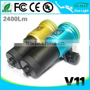 Scuba Torch 32650 Video Diving Light With Ball Head Stand ,up to 100M thumbnail-3