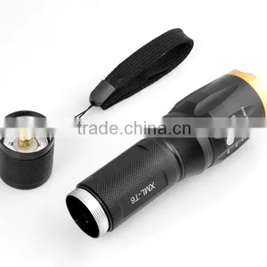 Wholesale Price T6 Adjustable Focus Zoomable LED Flashlight Torch thumbnail-6